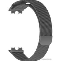 Браслет Rumi Milanese loop металлический для Huawei Band 8/9 (черный)