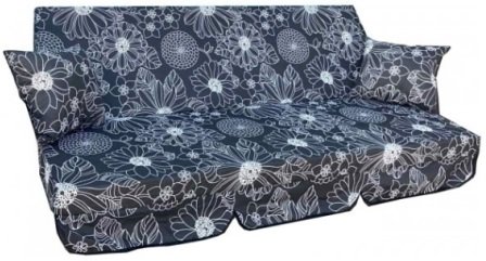 

Чехол для сидения МебельСад для матрасов садовых качелей с4120 883.833 (черный)