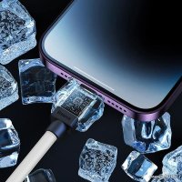 Кабель Baseus CoolPlay Series USB Type-C - Lightning (1 м, белый)
