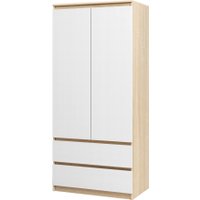 Шкаф распашной Soma ШК-2 (дуб сонома/белый)