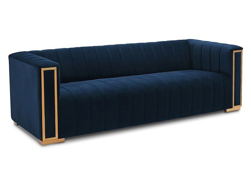 

Диван Signal VOGUE 3 VELVET (темно-синий/золотой)