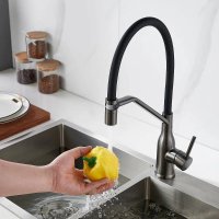 Смеситель Shevanik S343T-3 (оружейная сталь)