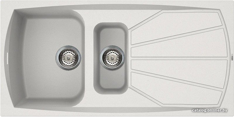 Кухонная мойка Elleci Living 475 Bianco Titano 68