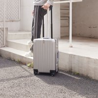 Чемодан-спиннер Ninetygo All-round Guard Luggage 20" (серебристый)