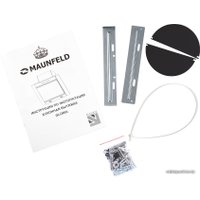 Кухонная вытяжка MAUNFELD Gloria 60 (нержавеющая сталь/черное стекло)