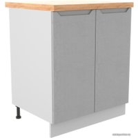 Шкаф напольный ДСВ Тренто С 700 (серый/серый) в Лиде