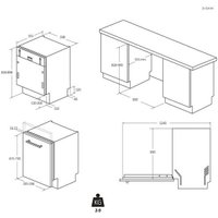 Встраиваемая посудомоечная машина Candy CIP 3E7L0W