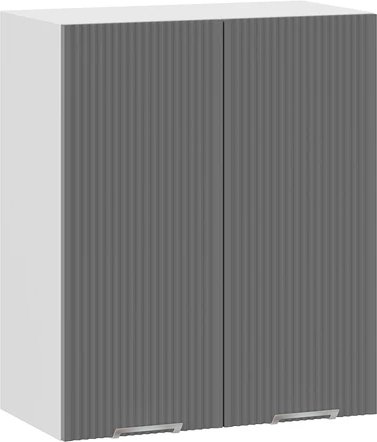 

Шкаф навесной Трия Кимберли 1ВВ6 с двумя дверьми (белый/титан)