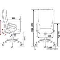 Офисное кресло Norden Бонд H-2029 (коричневый)