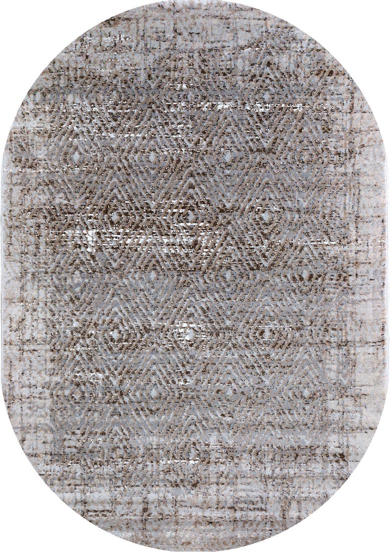 

Ковер для жилой комнаты Bossan Nizza 2607A-SKAHVE-AGRI-OVAL (2x3)