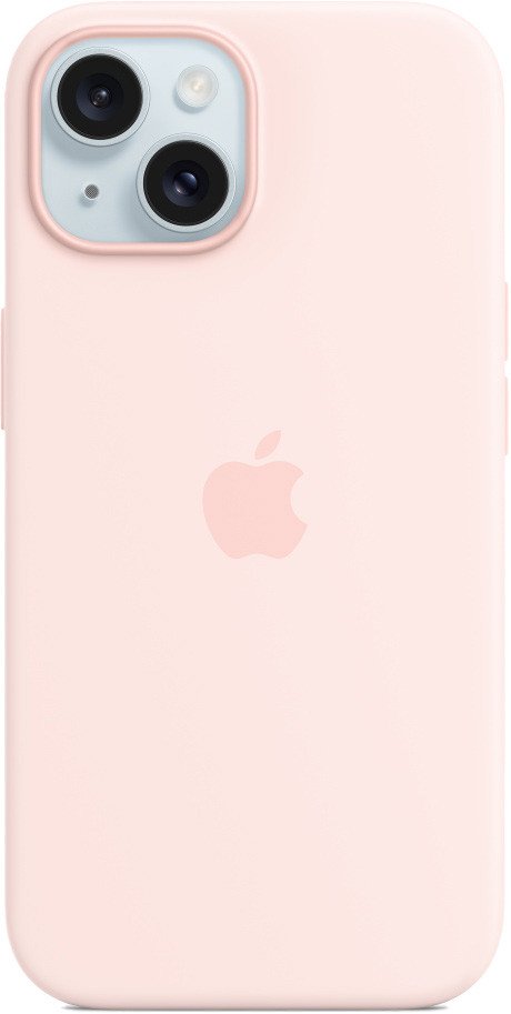 

Чехол для телефона Apple MagSafe Silicone Case для iPhone 15 (светло-розовый)