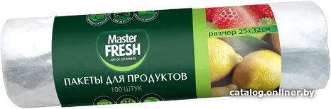 Пакеты фасовочные Master Fresh для продуктов (100 шт)
