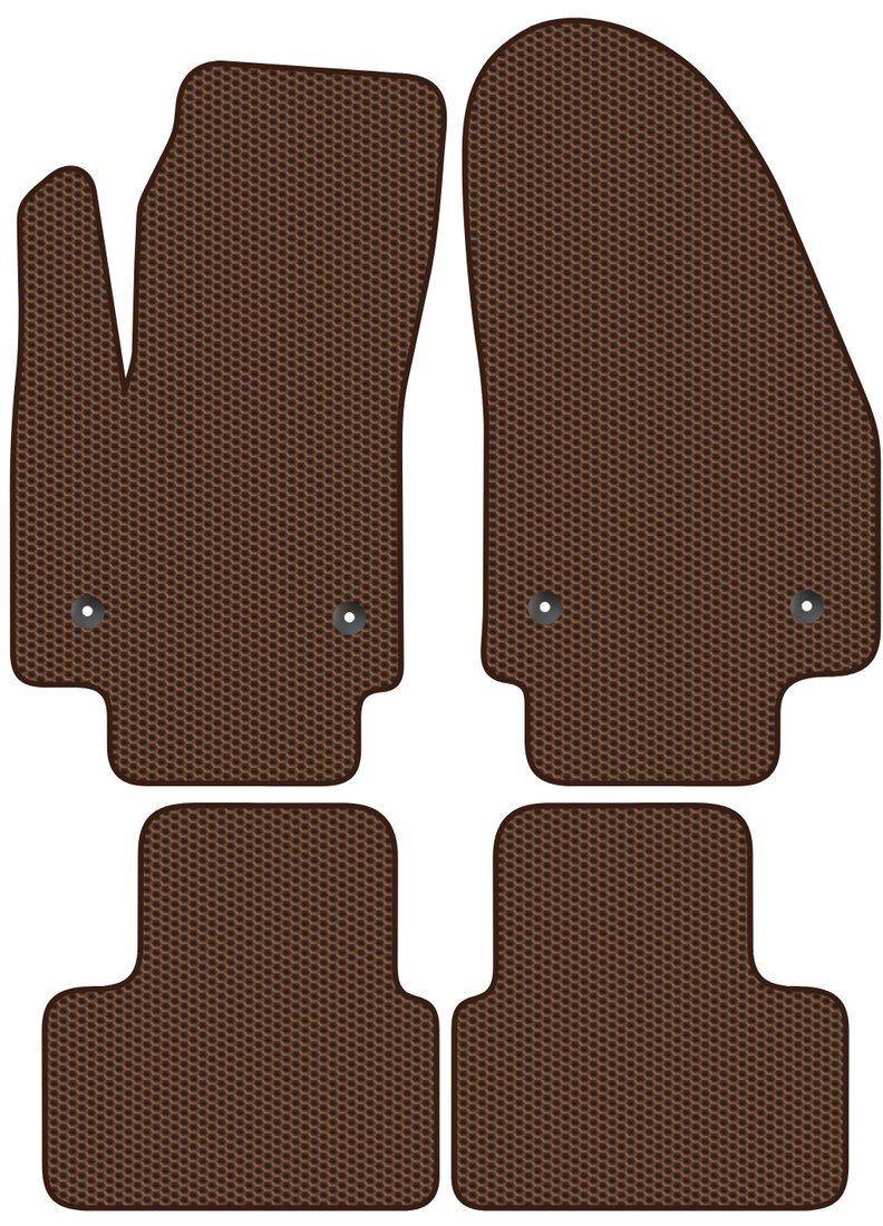 

Комплект ковриков для авто Alicosta Opel Meriva (минивэн / B) 2009 - 2015 (коричневый, сота)