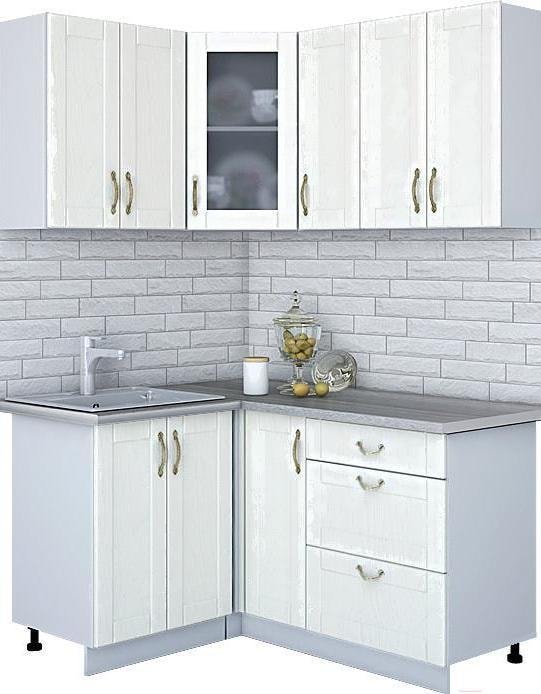 

Готовая кухня Интерлиния Мила Крафт 1.2x1.5 (дуб полярный)