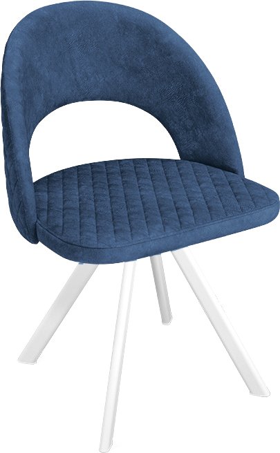 

Стул Трия Гэтсби К2 (белый матовый/микровелюр Wellmart Blue)