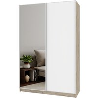 Шкаф-купе Modern Браун Б652 (серый дуб/белый)