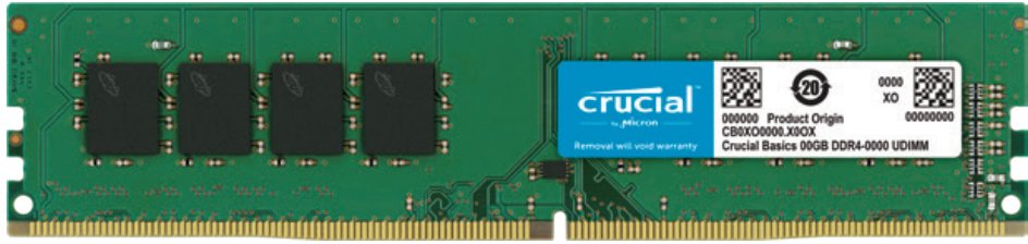 

Оперативная память Crucial 16GB DDR4 PC4-21300 CB16GU2666