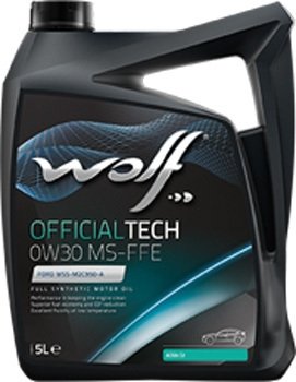 

Моторное масло Wolf OfficialTech 0W-30 MS-FFE 5л