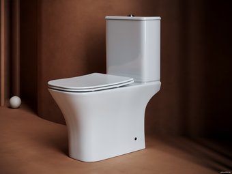 Унитаз напольный Ceramica Nova Alfa Rimless CN9002