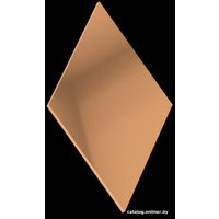 Самоклеящийся зеркальный декор MirrorWall Ромб 2.0 (бронза)