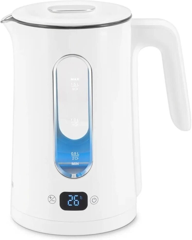 

Электрический чайник Hyundai HYK-G5510 (белый/прозрачный)