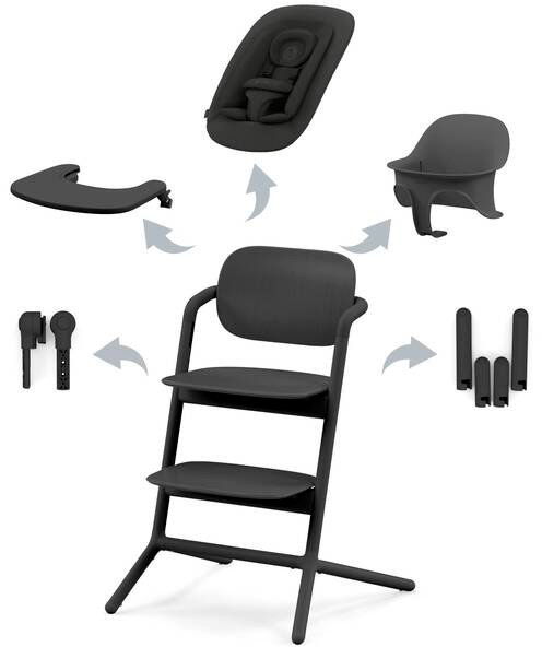 

Трансформер Cybex Lemo 4 в 1 Set (stunning black)