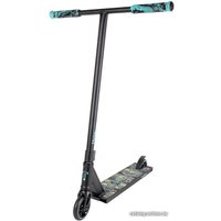 Трюковый самокат Tech Team Voodoo 2022 (черный/бирюзовый)