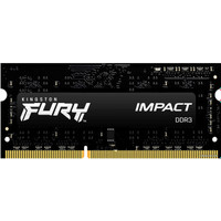 Оперативная память Kingston FURY Impact 2x4GB DDR3 SODIMM PC3-12800 KF316LS9IBK2/8