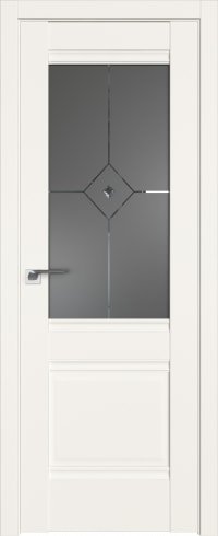 ProfilDoors Классика 2U L 70x200 (дарквайт/графит с прозрачным фьюзингом)