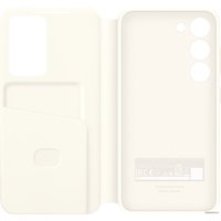 Чехол для телефона Samsung Smart View Wallet Case S23 (кремовый)
