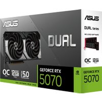 Видеокарта ASUS Dual GeForce RTX 5070 12GB GDDR7 OC Edition DUAL-RTX5070-O12G