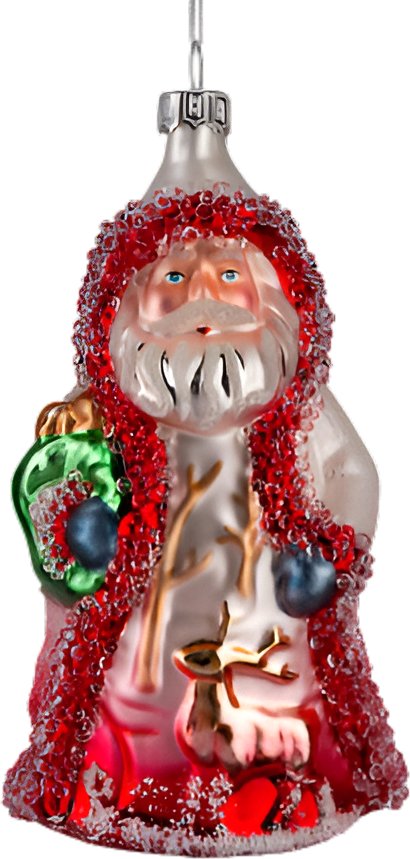 

Елочная игрушка Erich Krause Decor. Дед Мороз сверкающий 64410