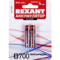 Аккумулятор Rexant AAA 900mAh 2шт 30-1409