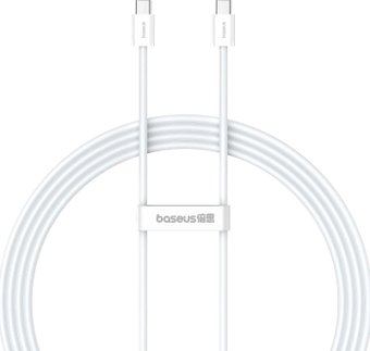 Baseus Superior Series 2 Fast Charging Data Cable 100W USB Type-C - USB Type-C (2 м, белый)