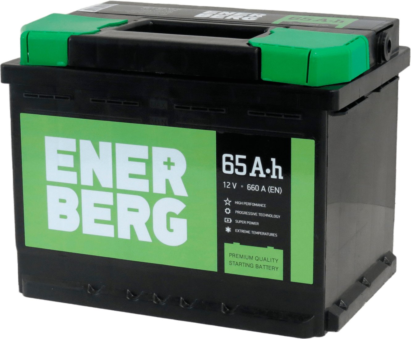 

Автомобильный аккумулятор Enerberg 65 R+ (65 А·ч)