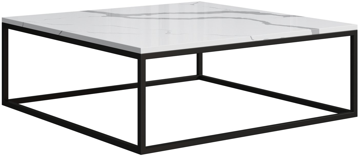 

Журнальный столик LoftyHome Годмар Квадро 1627721 (мрамор сноу/черный)