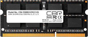 

Оперативная память CBR 8ГБ DDR4 SODIMM 3200 МГц CD4-SS08G32M22-01