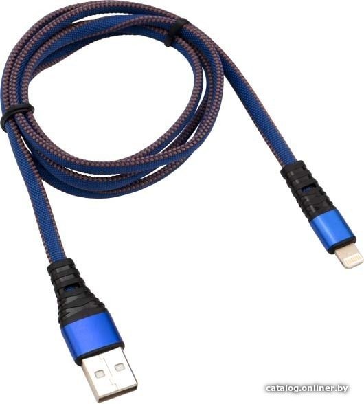 Кабель Rexant 18-7053 USB Type-A - Lightning (1 м, синий)