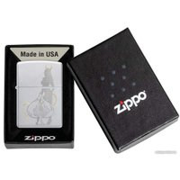 Зажигалка Zippo Satin Chrome Devilish Ace 48658