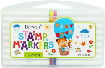 Фломастеры Darvish DV-13181-36 (36 цв.)