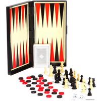 Шахматы/шашки/нарды Bondibon Удачная партия 4в1 ВВ0693