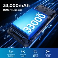 Телефон Oukitel WP100 12GB/512GB (черный/серебристый)