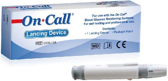

Автоматический ланцет On Call Plus Lancing Device