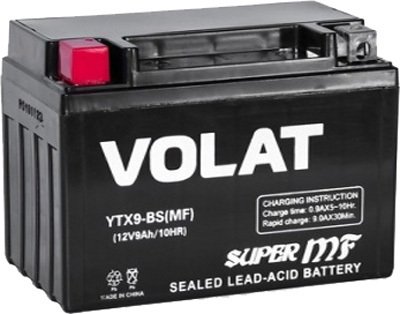 

Мотоциклетный аккумулятор VOLAT YTX9-BS (9 А·ч)