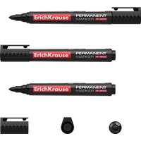 Маркер перманентный Erich Krause P-400 черный 30986 (1 шт)