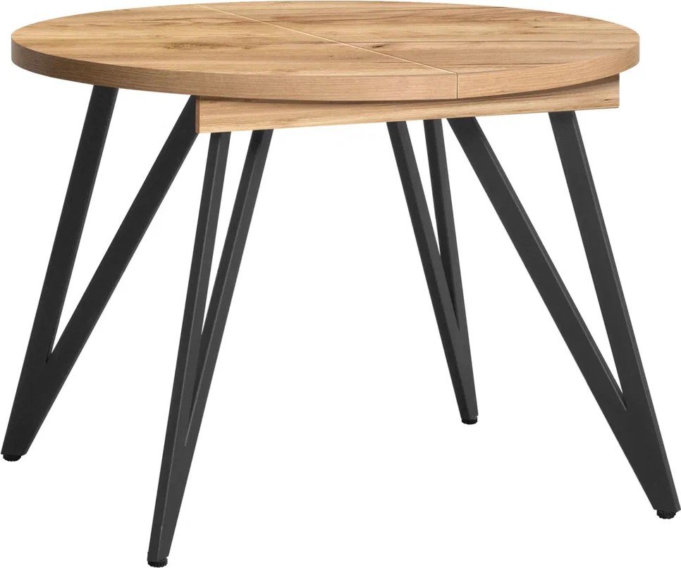 

Кухонный стол Millwood Женева 3 D раздвижной D110-150x110x75 (дуб золотой Craft/металл черный)