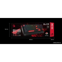 Клавиатура A4Tech Bloody S515R (черный, Bloody BLMS Red)
