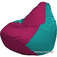 Кресло-мешок Flagman Груша Мини Г0.1-383 (фуксия/бирюзовый)