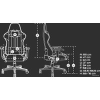 Игровое (геймерское) кресло Fury Avenger XL NFF-1712