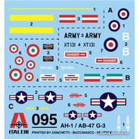 Сборная модель Italeri 0095 Легкий вертолет AH.1 / AB - 47